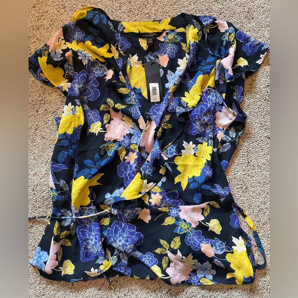 Banana Republic Wrap Blouse